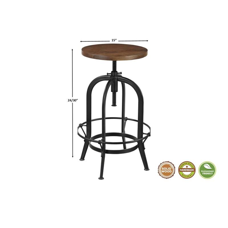 Laurel Adjustable Height Wood Stool Bed Bath & Beyond 39045021