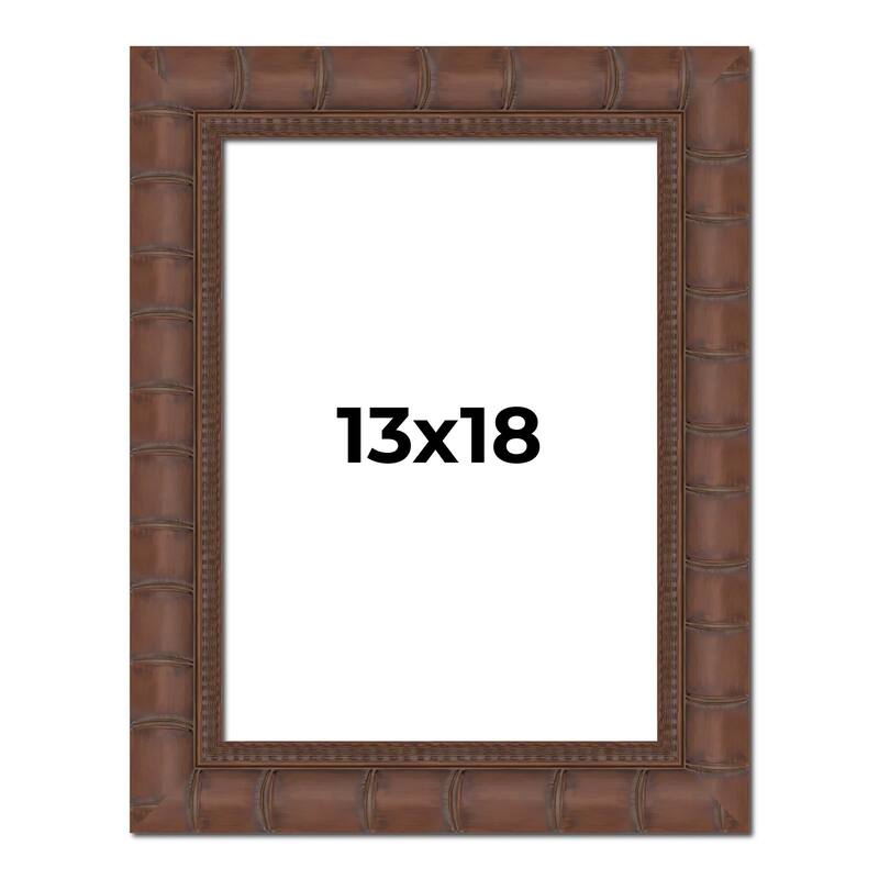 13x18 Frame Pewter Solid Wood Picture Frame Width 1.625 Inches | Interior Frame Depth 0.6875 Inches