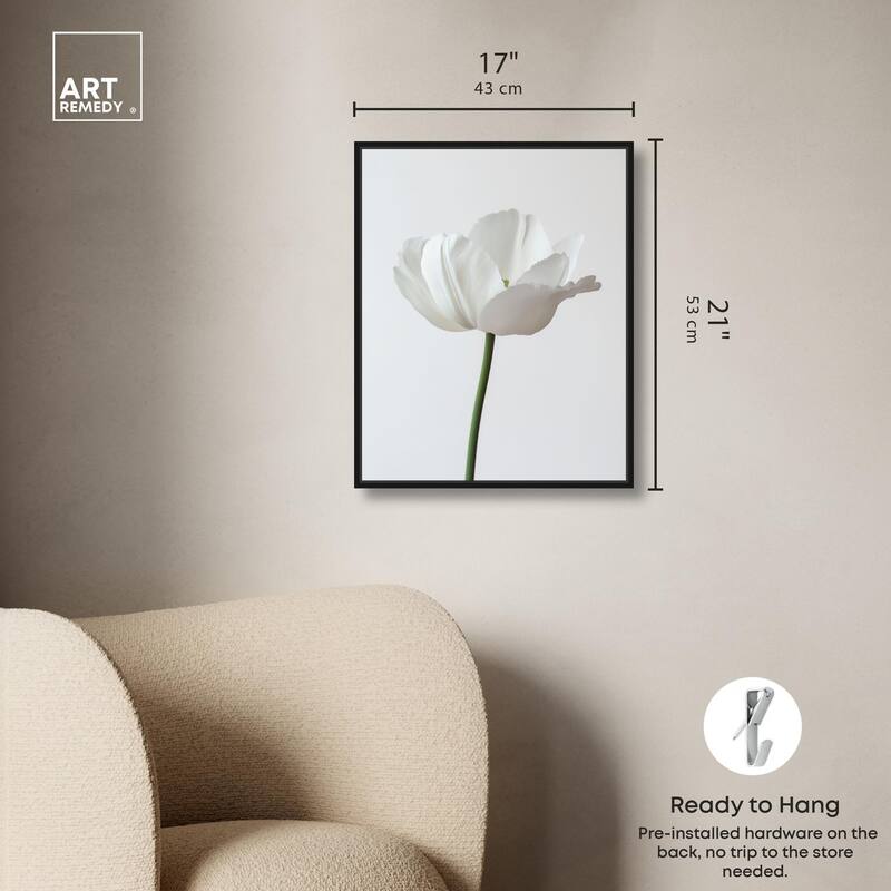 Pearl Floret Canvas by Art Remedy