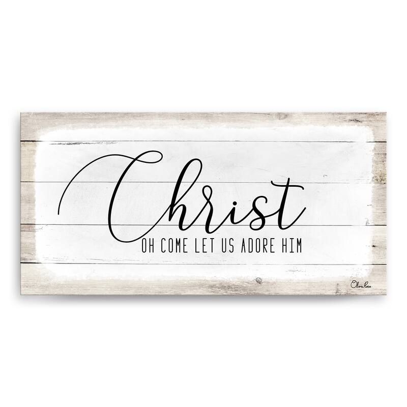 Ready2HangArt 'Christ' Holiday Canvas Wall Art by Olivia Rose
