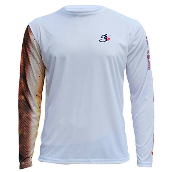 Shop Mens Salty Scales Texas Slam Medium Fishing Ls Shirt Dri Fit Upf 30 Overstock 30709700