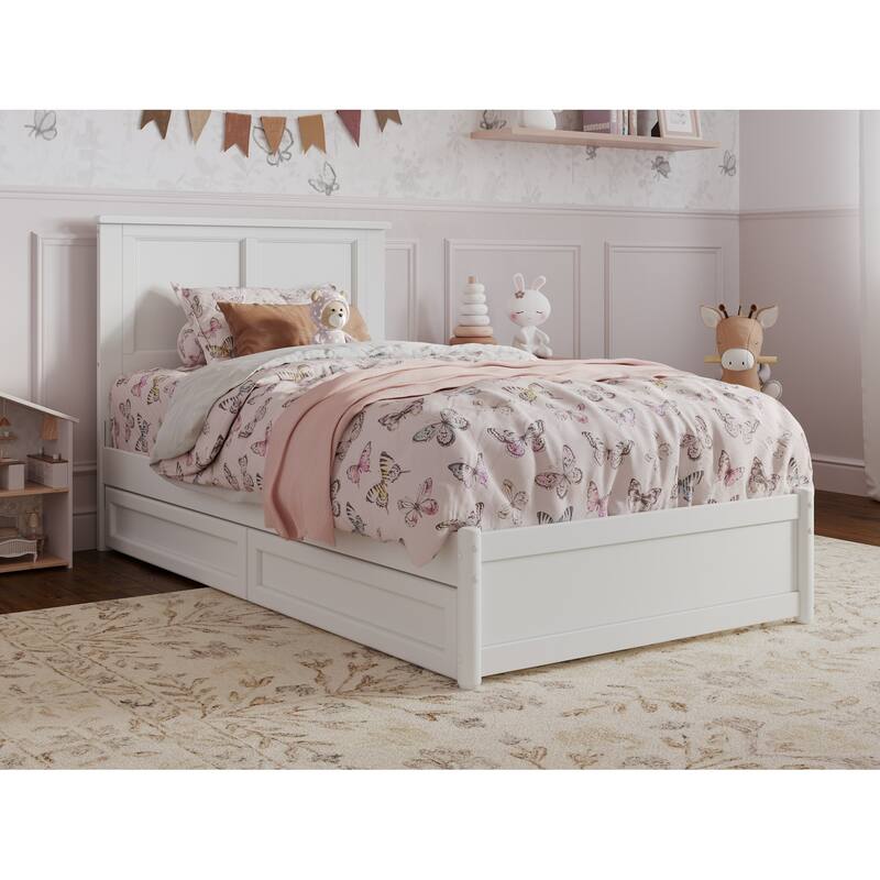 Felicity Platform Bed with Panel Footboard and Storage Drawers