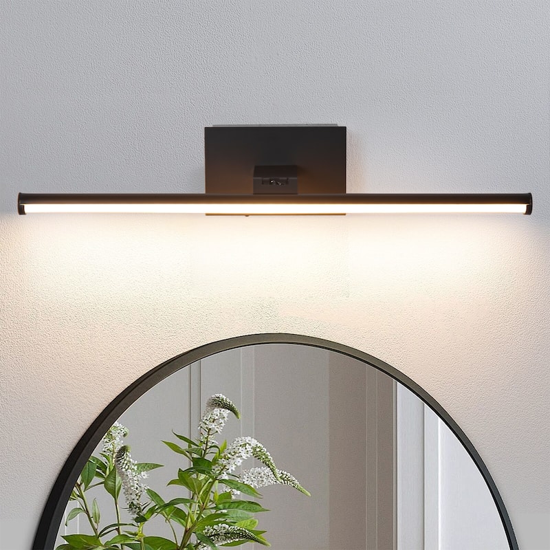 16" Matte Black LED Wireless Picture Light with Remote Control