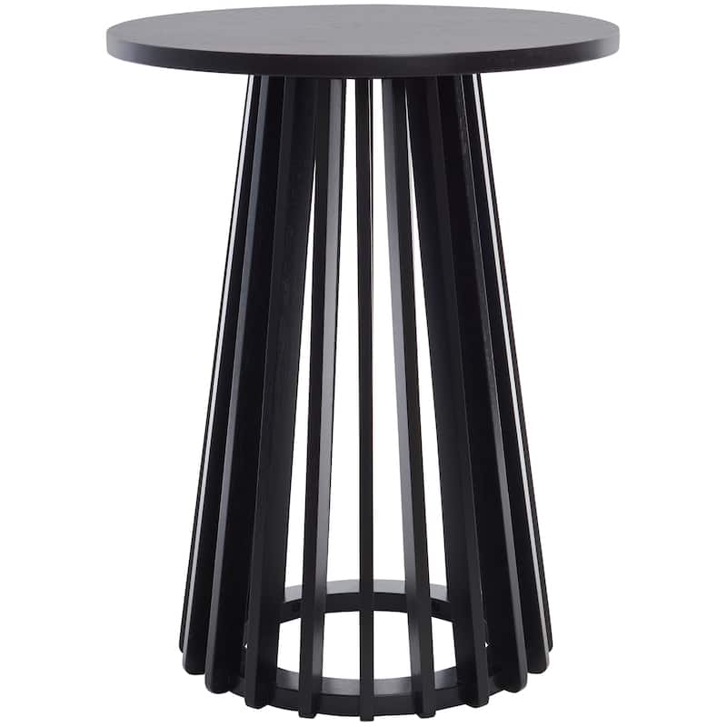 SAFAVIEH Home Cassio Accent Table - 18"W x 18"D x 22"H - Black