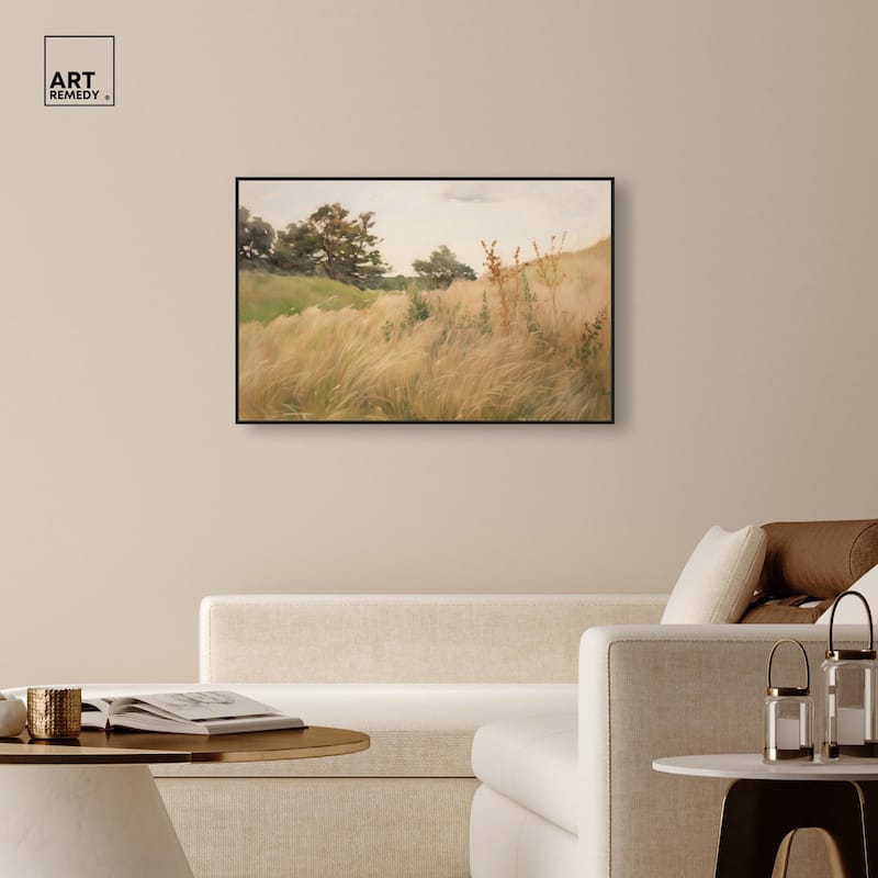 Cogon Grass Breeze I Canvas by Art Remedy