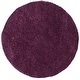 preview thumbnail 49 of 140, SAFAVIEH August Shag Solid 1.2-inch Thick Area Rug 3' Round - Purple
