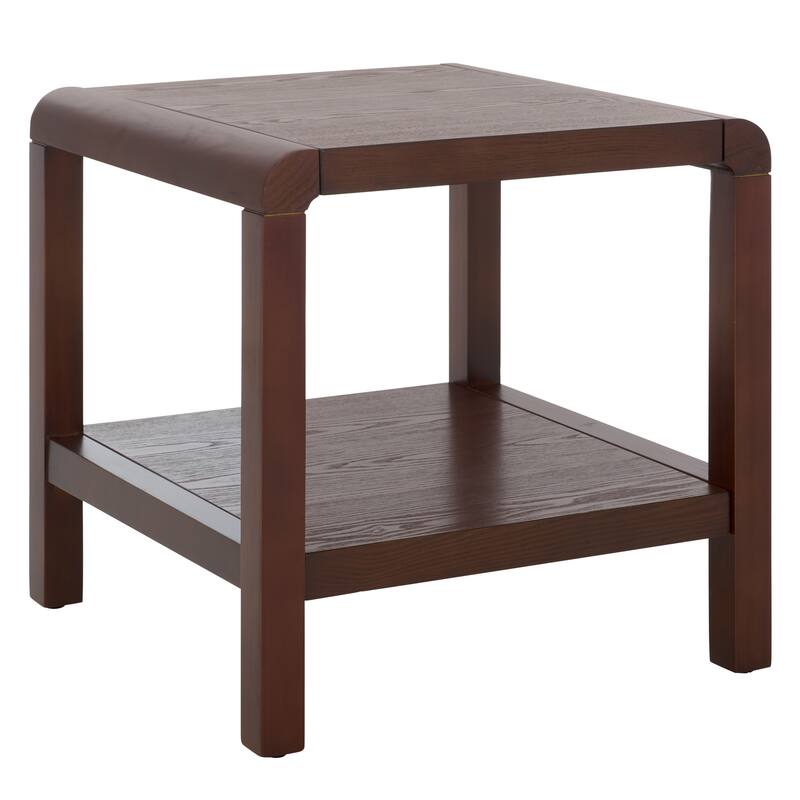 SAFAVIEH Home Omara 1 Shelf Side Table - 20"W x 20"D x 20"H