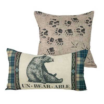 Your Lifestyle by Donna Sharp Rustica Polyester 2PC Decorative Pillow Set
