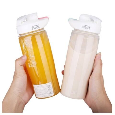 Outdoor Sports Transparent Plastic Water Cup