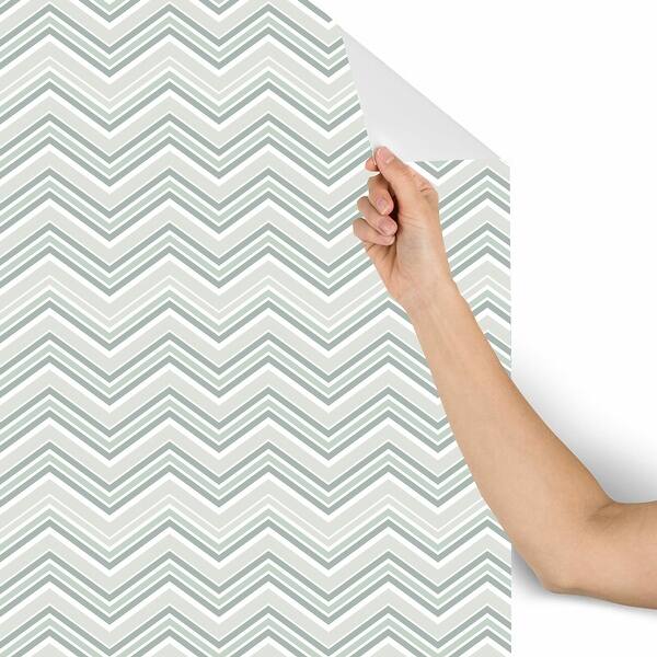 Shop Modern Strips Removable Wallpaper 10 Ft H X 24 Inch W