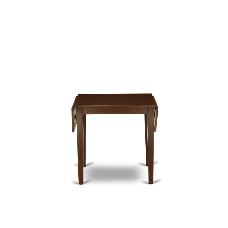 East West Furniture Dining Table Set Consists of a Rectangle Kitchen Table and Parson Chairs, Mahogany (Pieces Options)