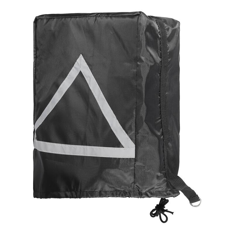 Electric Tongue Jack Cover, 14x5x10" Universal Protector with Reflective Strip - Black