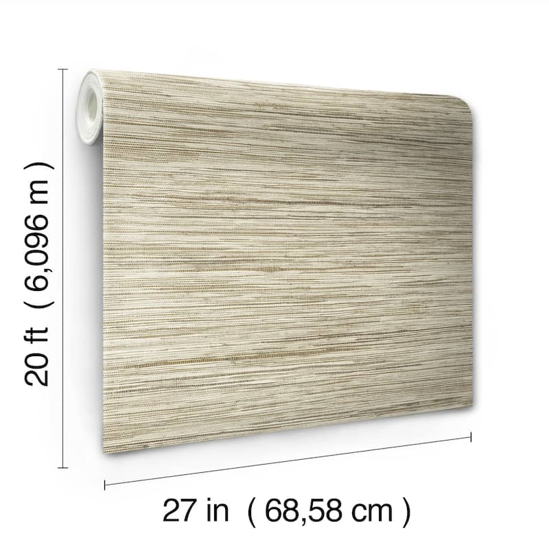 Grigny 20' L x 27" W Grass Peel and Stick Wallpaper