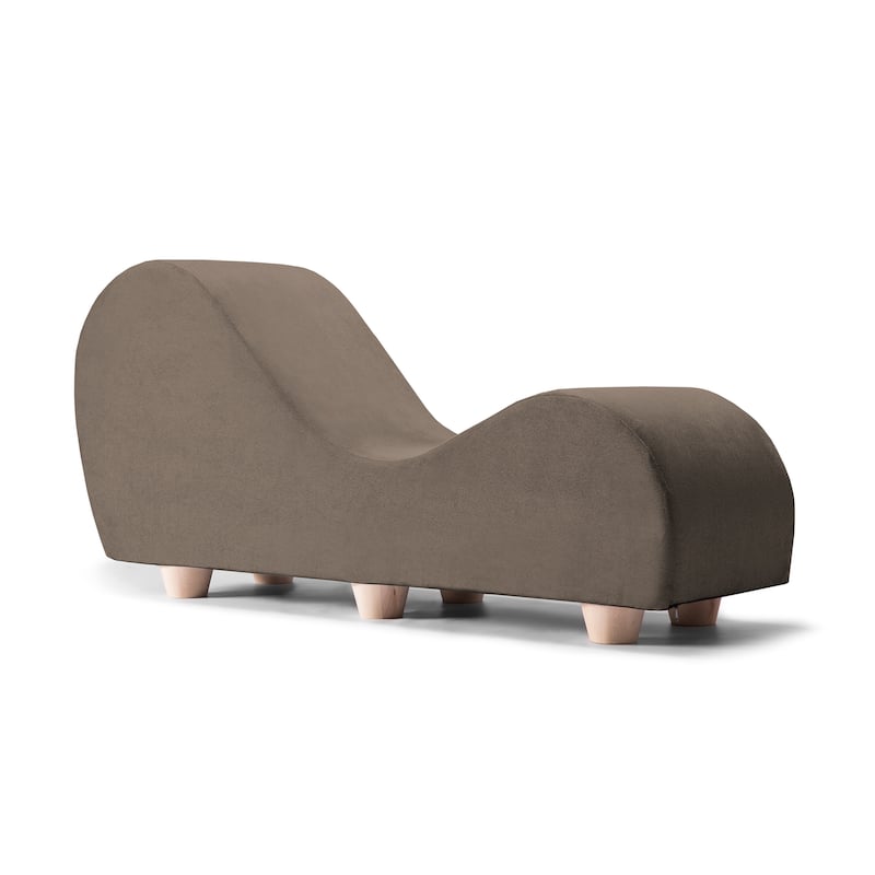 Avana Yoga Chaise Lounge w/ Maple Wood Feet
