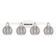 Option Polished Nickel / Light Smoke Deco Swirl