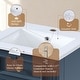 preview thumbnail 5 of 19, 18" Bathroom Vanity with Ceramic Sink and Soft Closing Door