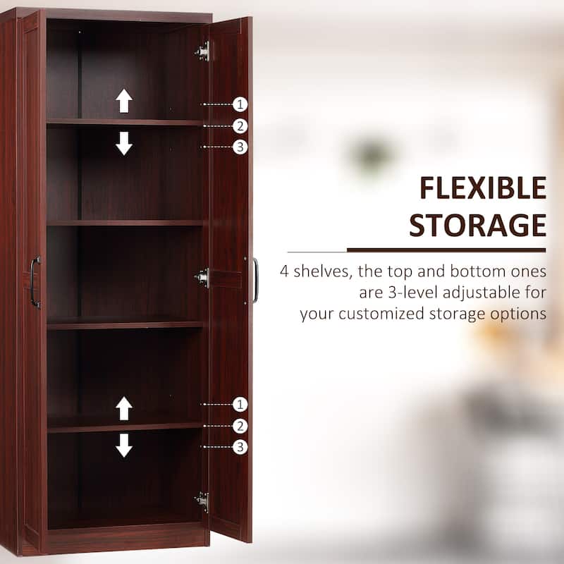63" 2-Door Kitchen Pantry
