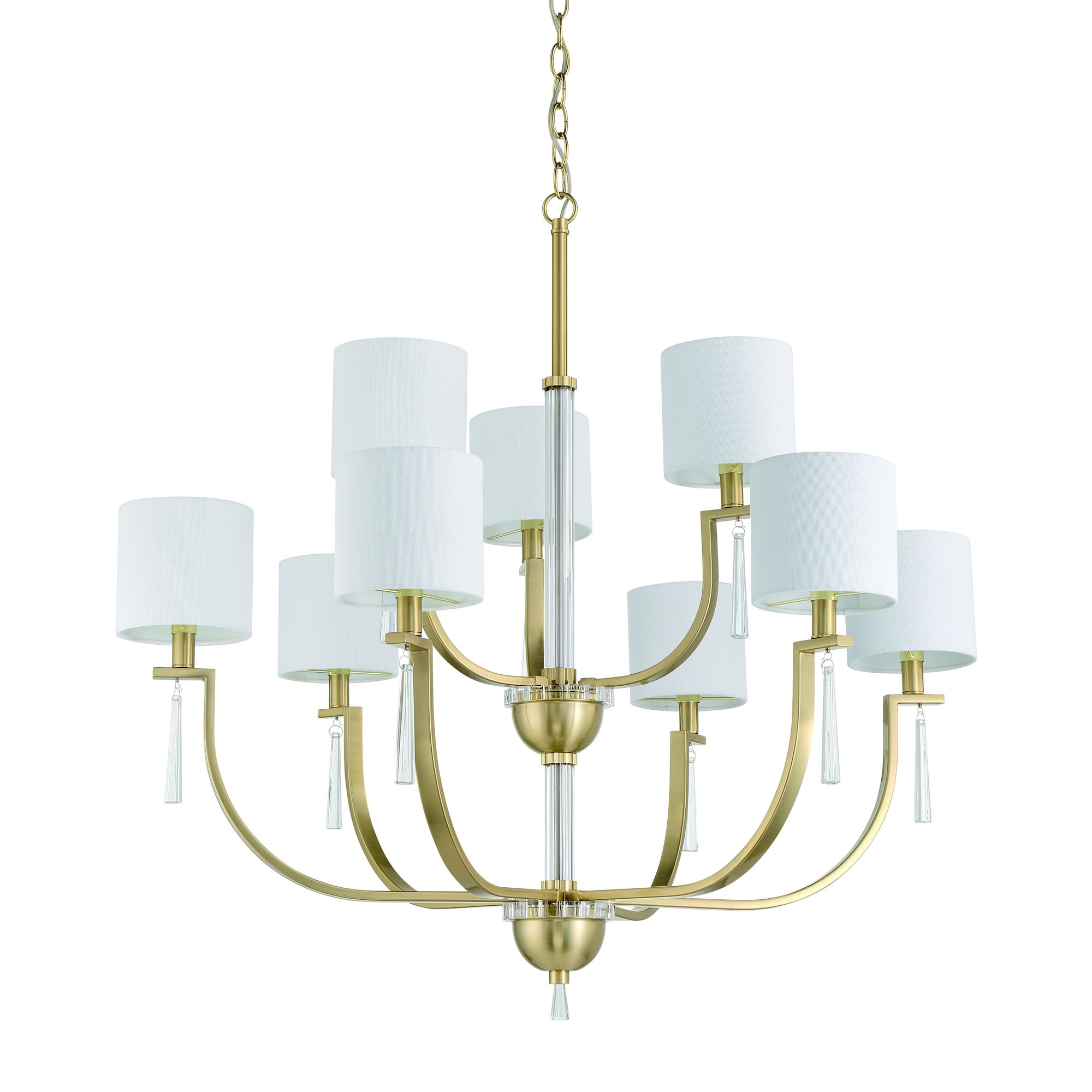 Craftmade 58229 Fortuna 9 Light 34" Wide Chandelier