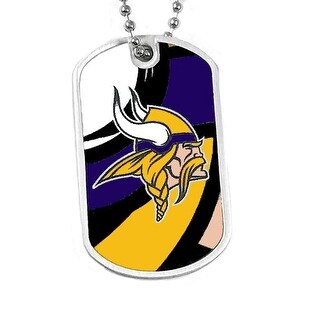 charm necklace tag dog vikings domed minnesota warriors nba golden state gift