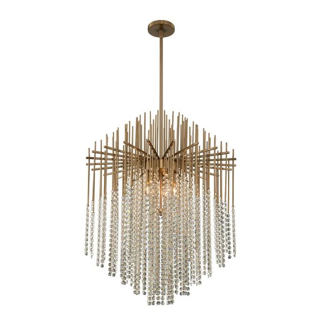 Allegri Estrella 6 Light 26" Wide Crystal Pendant
