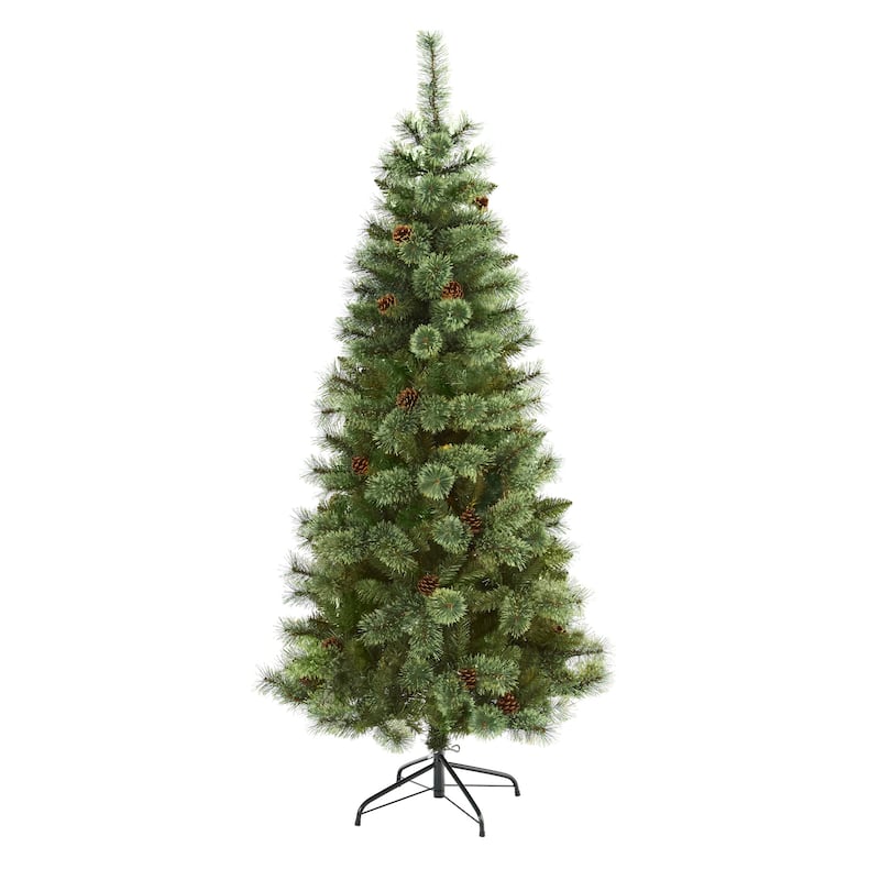 6' Mountain Pine Artificial Christmas Tree, Unlit - 6 Foot
