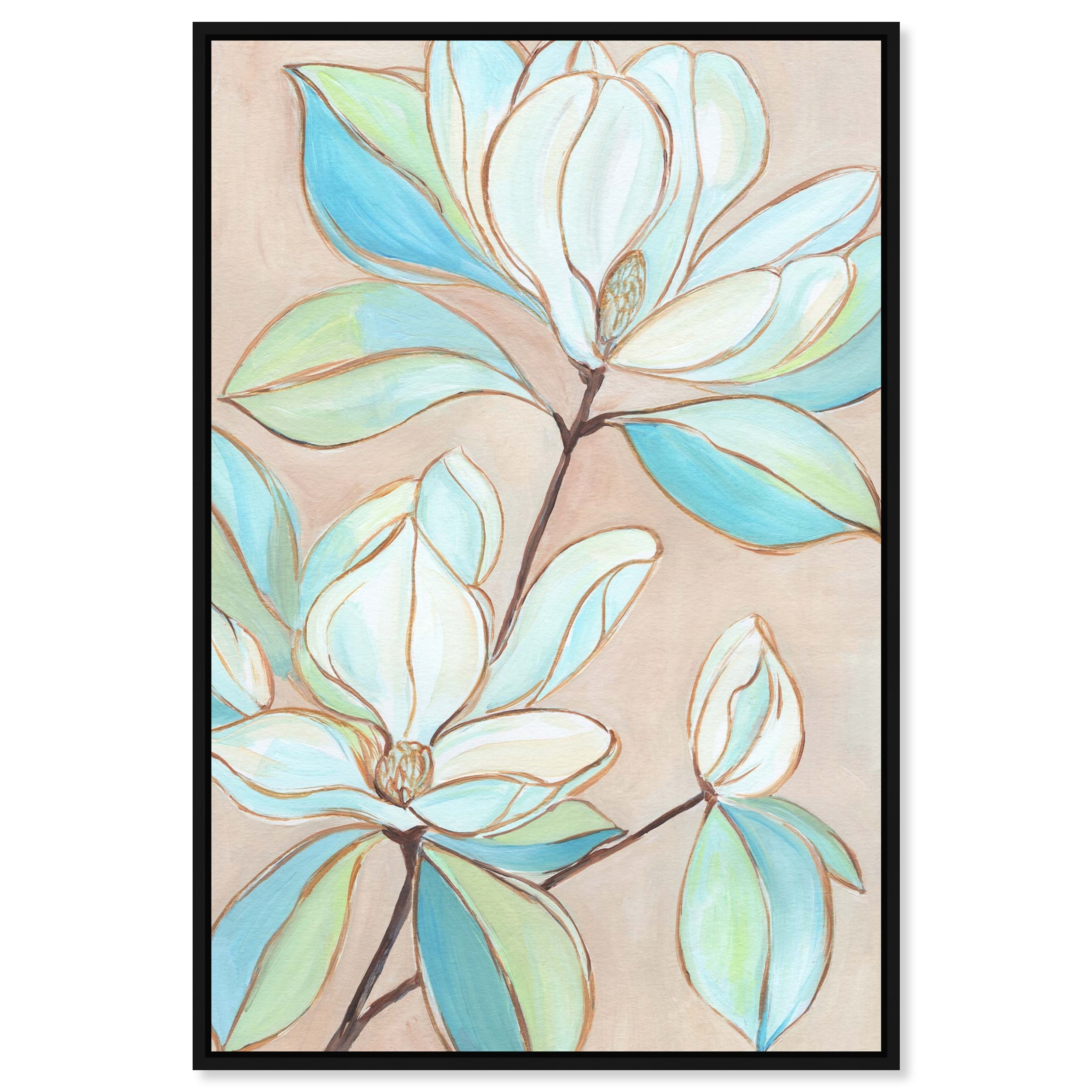 Ethereal Blossom II - Ira Floral Oversized Canvas Print by Art Remedy