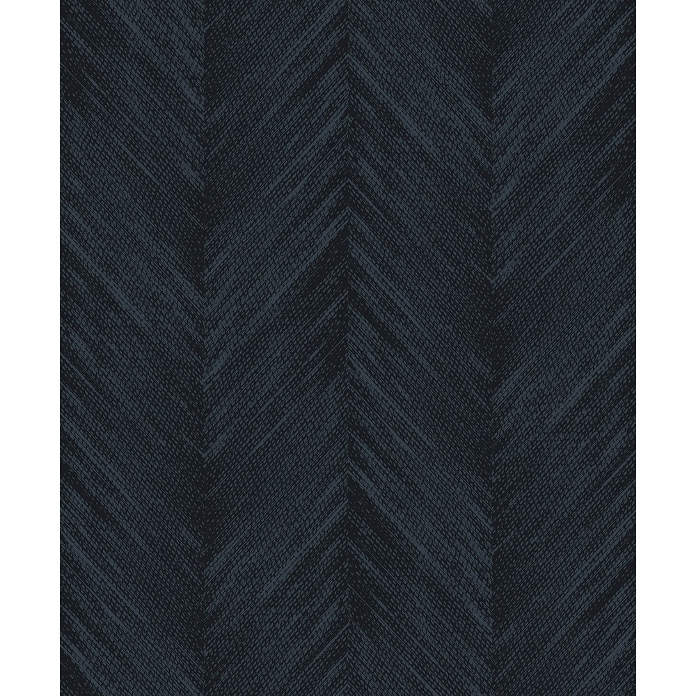 Seabrook Designs Otto Geometric Chevron Non-Woven Unpasted Wallpaper