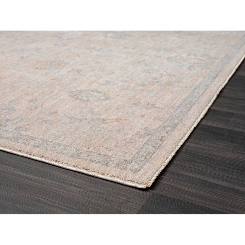 Terra by Obeetee Estate Vintage Floral Rug