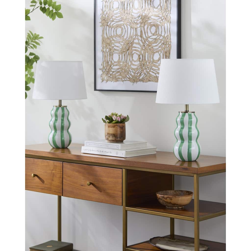 Livabliss Dicomano Modern Accent Table Lamp - 17"H x 11"W x 11"D