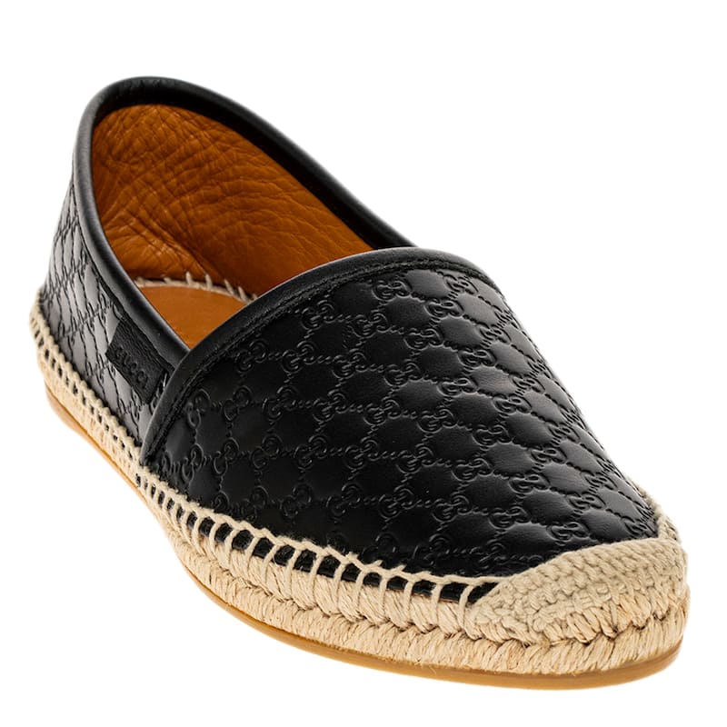 Gucci Microguccissima Leather Espadrilles - 35.5 EU