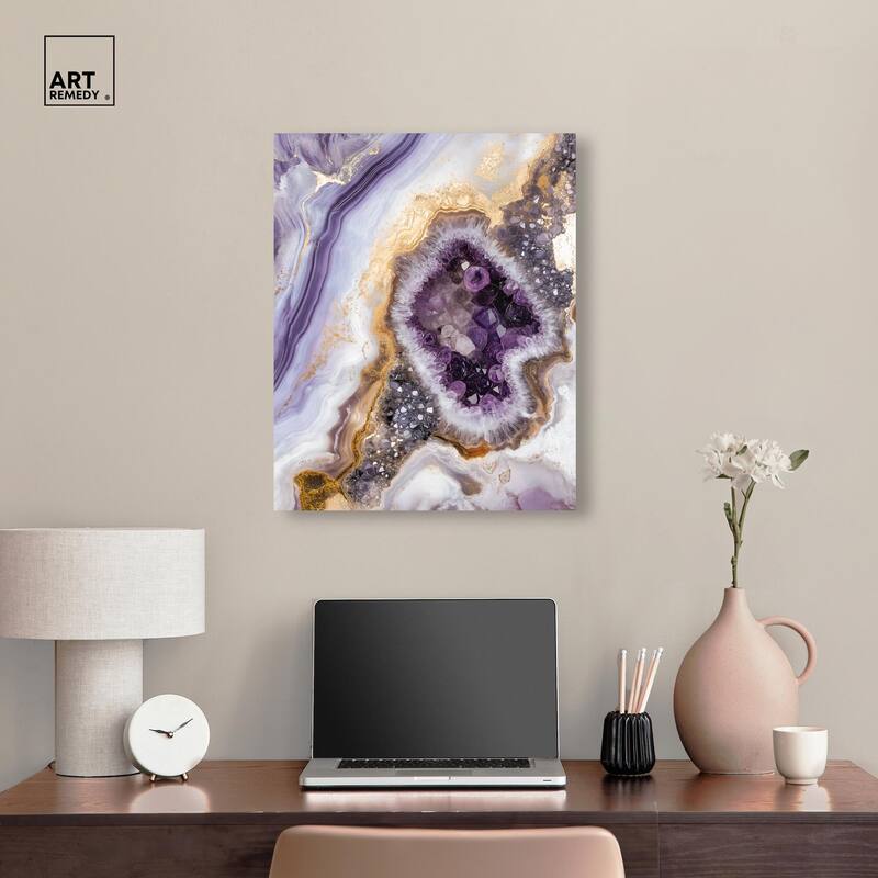 Amethystine Dream II Canvas by Art Remedy, Gallery Wrapped