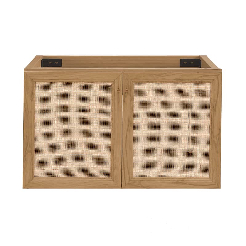 Classe 36" Wall-Mounted Bathroom Vanity In Oak-Cabinet Only