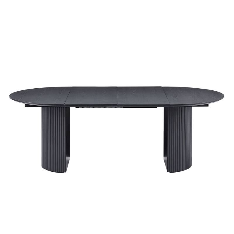 Expandable Dining Table,Solid Top Extending Table Rise for Kitchen Dining Living Room Apartment