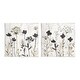 preview thumbnail 1 of 5, Stupell Neutral Flower Hues Rustic Boho 2 Piece Wall Plaque Art Set by Livi Finn 12 x 12