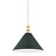 Option Aged Brass / Soft Studio Green