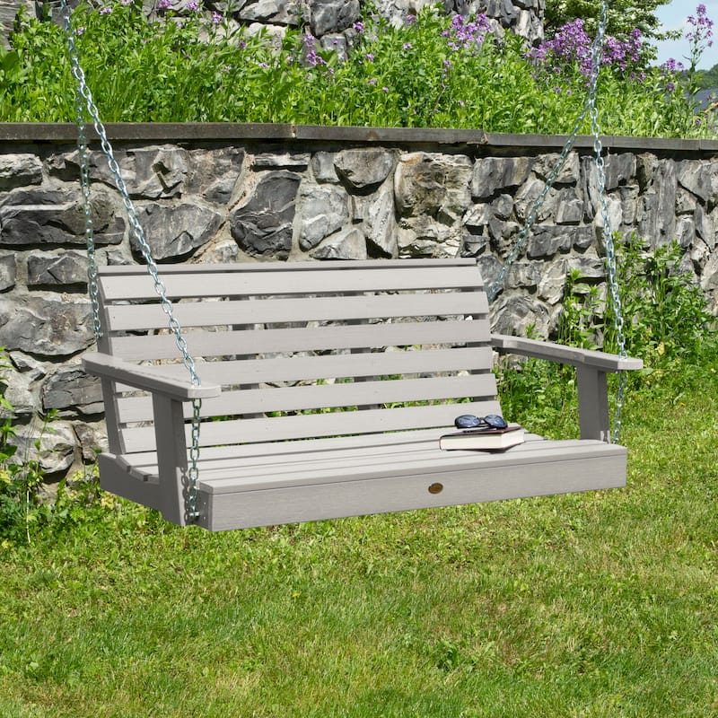 Highwood Weatherly 4-foot Eco-friendly Synthetic Wood Porch Swing