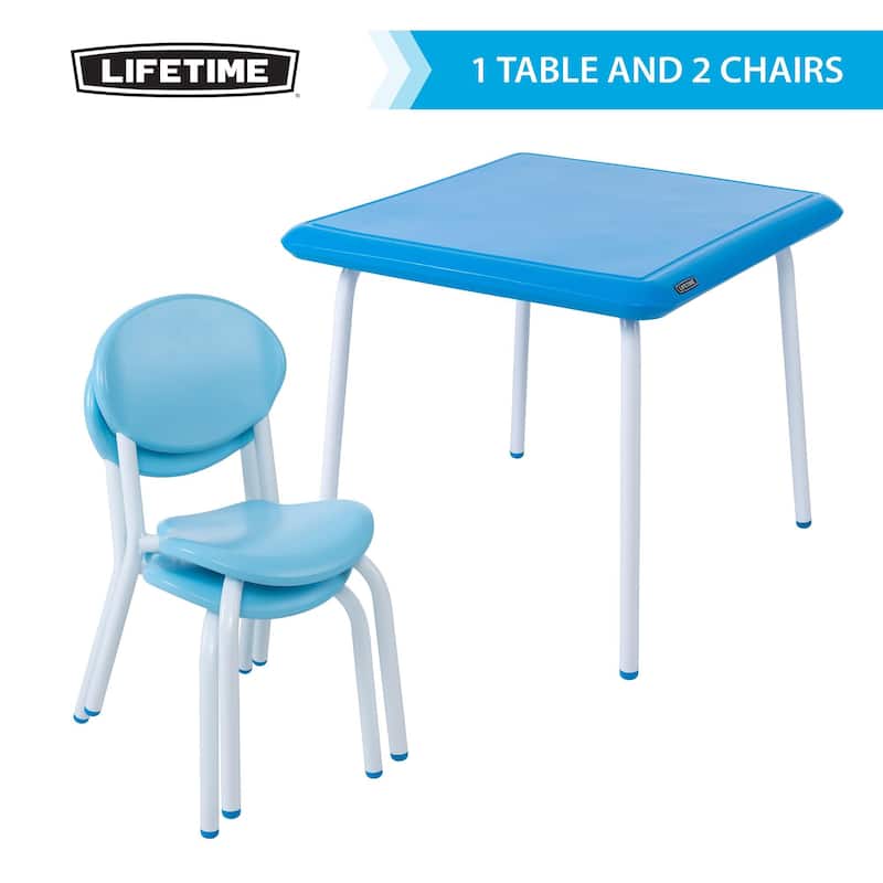Lifetime Residential Three-Piece Kid's Table and Chairs Set