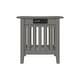 preview thumbnail 3 of 9, AFI Mission Chair Side Table with Charging Station