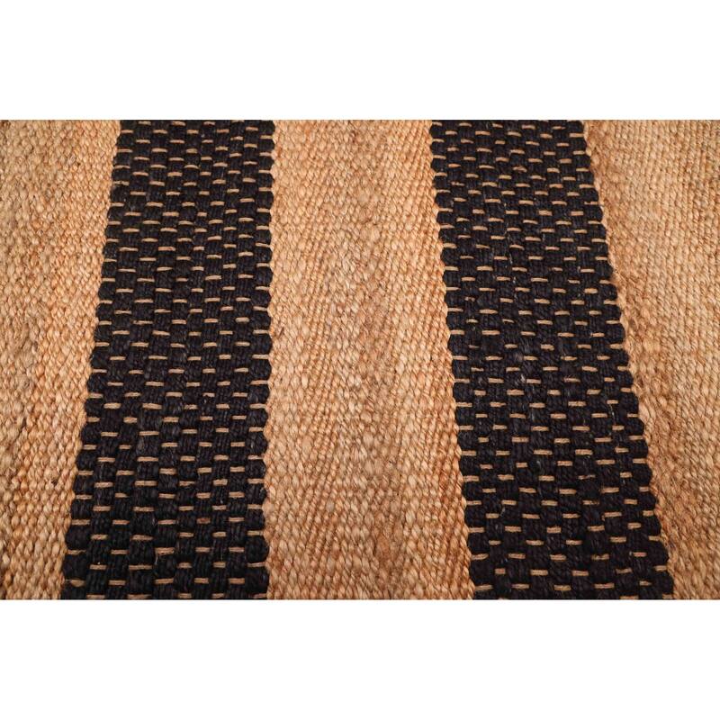 ECARPETGALLERY Flat-Weave Palas Denizli Tan Jute Rug - 5'5 x 7'8