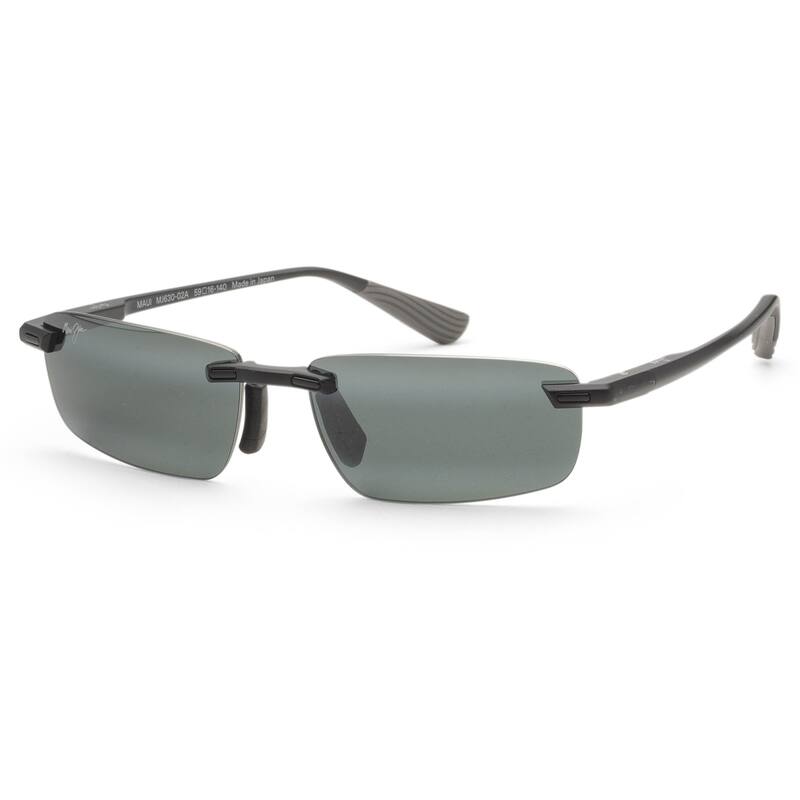 Maui Jim Men's Ilikou 59 mm Black Sunglasses MJ0630S-004