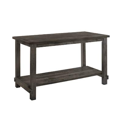 Rectangle Counter Height Table in Weathered Gray - Weathered Gray