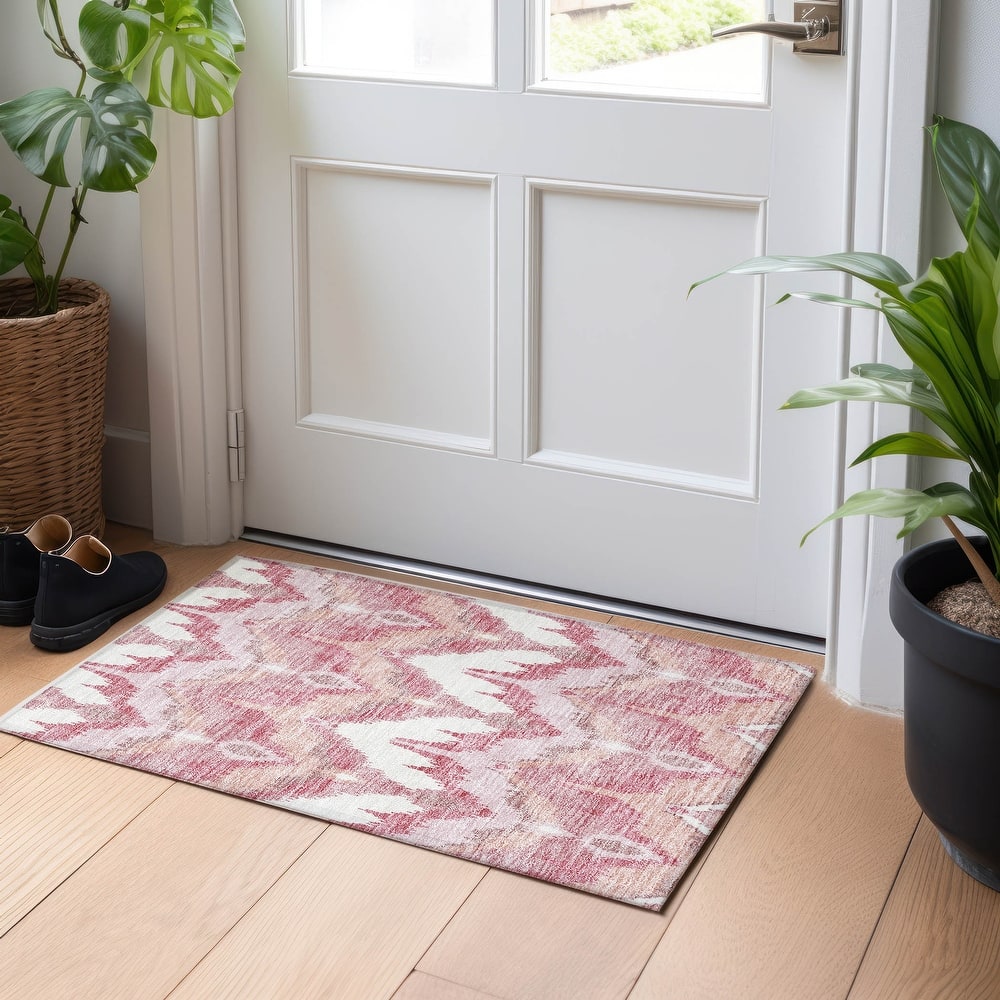 Premium Washable Super Soft Modern Ikat Mayfield Rug