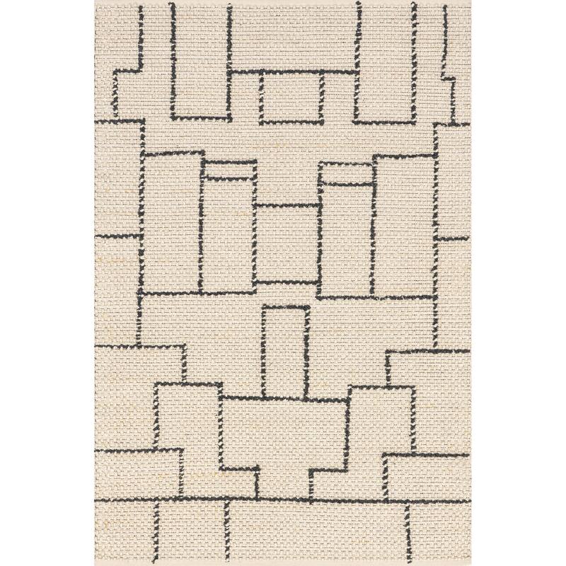 Nuloom Sherrell Modern High/Low Tassel Area Rug