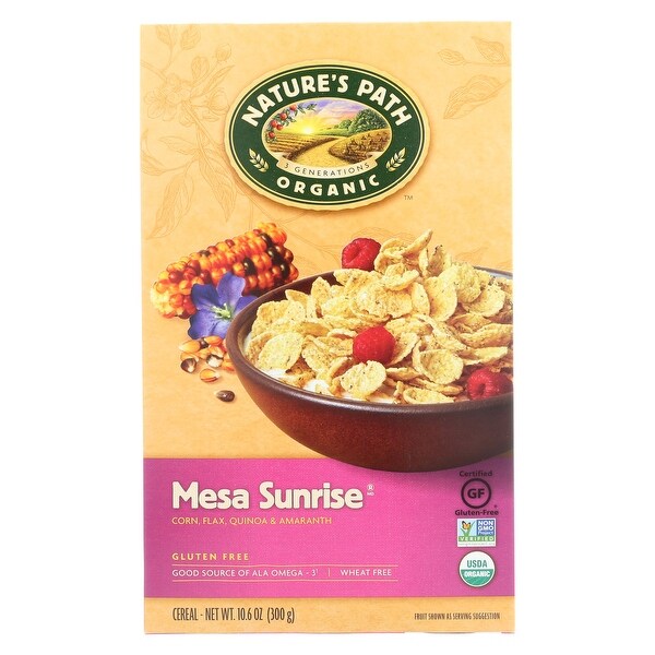 Nature's Path Organic Mesa Sunrise Flakes Cereal - Case of 12 - 10.6 oz.