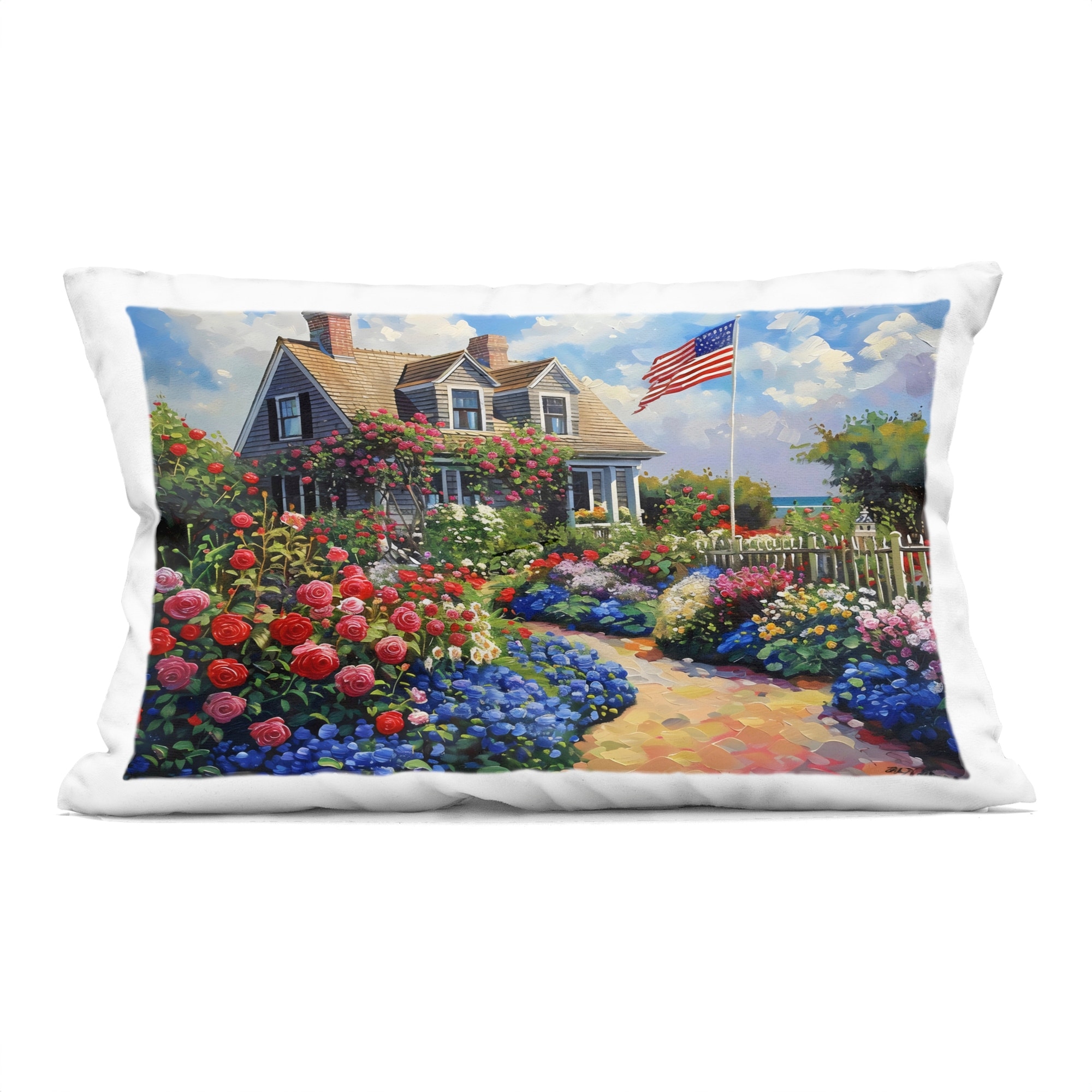 Stupell An American House Decorative Printed Throw Pillow Design by LSR Creative Studio