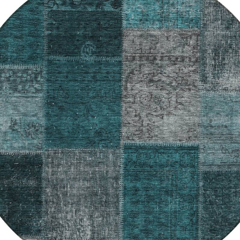 HomeRoots Patchwork Transitional Rectangle Outdoor Rug