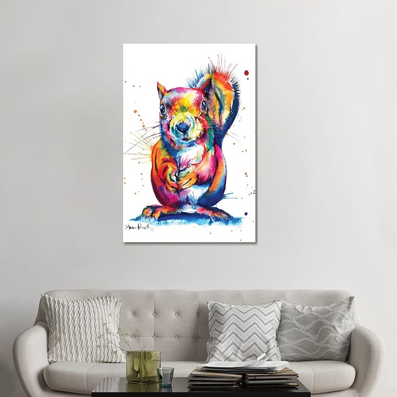 iCanvas "Squirrel" by Weekday Best Canvas Print - 48x32x1.5