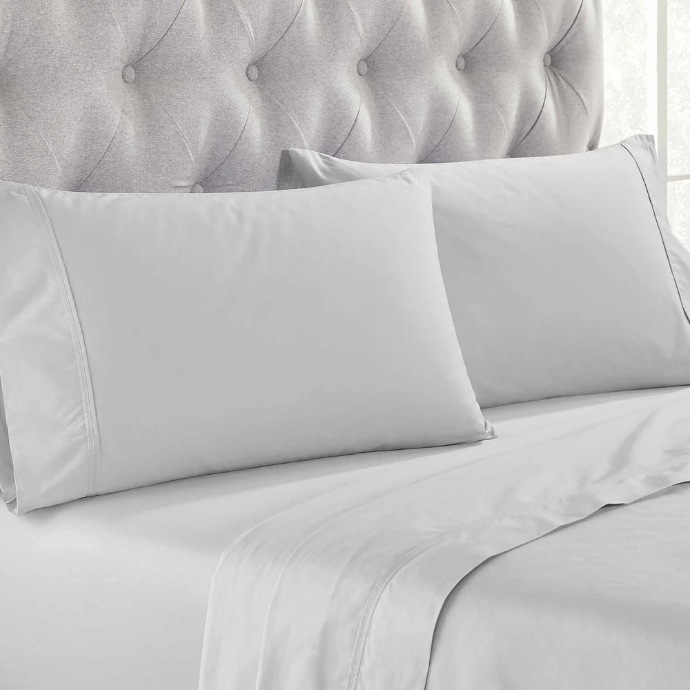 Superior Gina Organic Cotton Percale Pillowcases, Set of 2