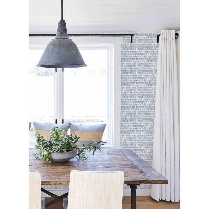 Chesapeake Pips Navy Watercolor Brushstrokes Wallpaper