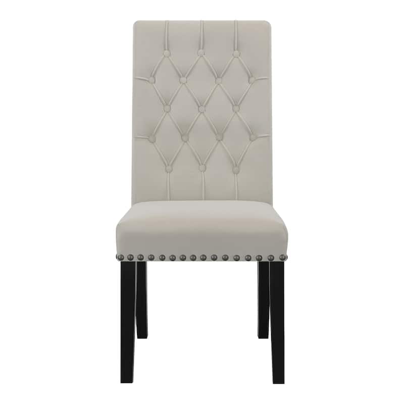 Belinda 5-piece Round Dining Set with Upholstered Chairs